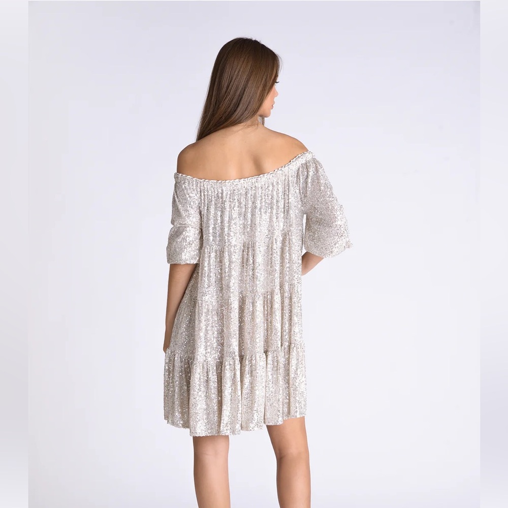 Muche & Mouchette Viky Sequined Shift Dress - Picture 2 of 8